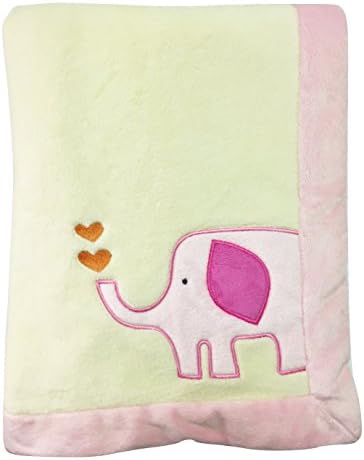 Smiggles Pink Elephant Baby Blanket