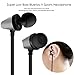 Bluetooth Headphones, Wallfire Best Wireless Sports Earphones w/ Mic 4.1 Stereo Sweatproof Earbuds for Gym Running Playtime, Magnetic Bluetooth Headset