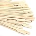 Lawei 500 pack Bamboo Kabob Skewers - 7 inch Bamboo Barbecue Skewers BBQ Picks Paddle Skewers for Outdoor Grilling Meat Chicken, Shrimp, Vegetable BBQ