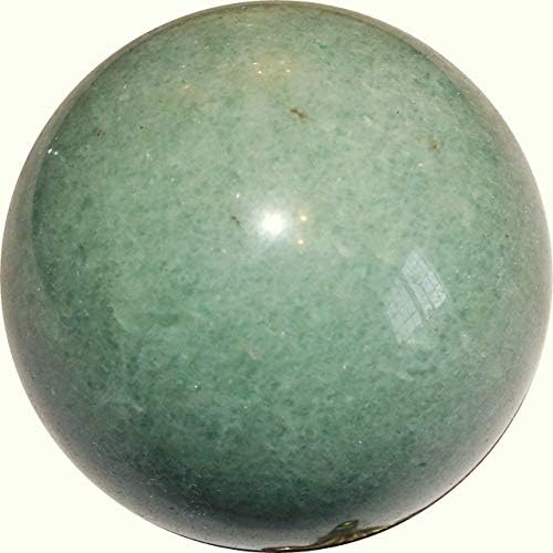 インド翡翠 丸玉 49mm アベンチュリン 置物 天然石 原石 セオリーエックスワイゼット Sap Saintvincent Fr
