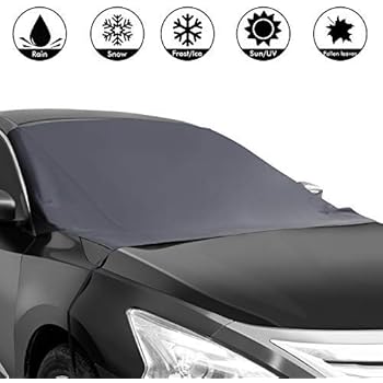 Shynerk Magnetic Edges Car Snow Cover, Frost Car Windshield Snow Cover, Frost Guard Protector, Ice Cover, Car Windsheild Sun Shade, Waterproof Windshield Protector Car/Truck/SUV 82