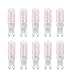 Vlio G9 LED Capsule Bulb Dimmable 5W Energy Saving Bulbs 5800-6500K Cool white LED Lamps AC110V 360 Degree Beam Angle(Pack of 10)