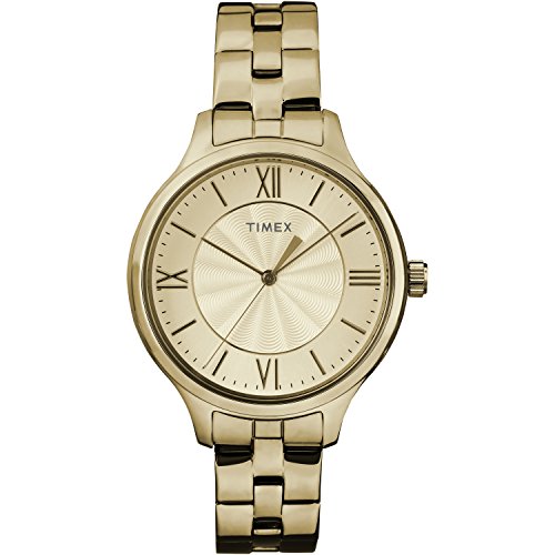 Timex women s tw2r28100 peyton gold-tone stainless steel bracelet…