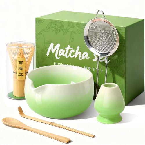 HUSHHAVN Matcha Whisk and Bowl Set