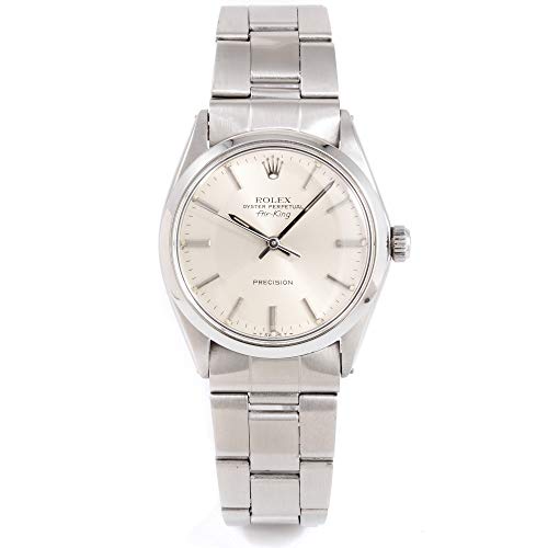 Rolex 5500 Mens/Ladies 34mm Airking Model - Silver Dial - Oyster Bracelet (Certified Pre-Owned)