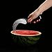 Watermelon Slicer Cutter and Tongs Server Stainless Steel Fruit Knife with 3 Forks Non Slip Silicone Handle Save Timer No Mess For Home Kitchen Tool