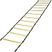 Reehut Agility Ladder Speed Training Exercise Ladders (Yellow, 12 Rungs) w/ FREE USER E-BOOK + CARRY BAG