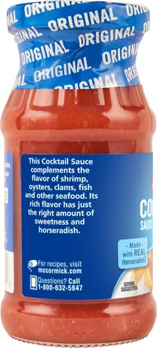 MCCORMICK COCKTAIL SAUCE FOR SEAFOOD, 8 FL OZ