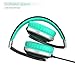 Elecder i41 Kids Headphones, Headphones for Kids Children Girls Boys Teens Foldable Adjustable On Ear Headphones with 3.5mm Jack for iPad Cellphones Computer MP3/4 Kindle Airplane School Black/Tealthumb 2