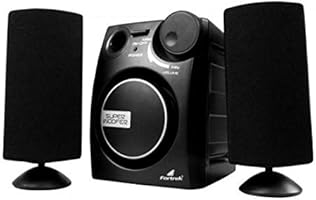 Caixa Multimídia 2.1 com SubWoofer 9W RMS Bivolt, Fortrek, Preto