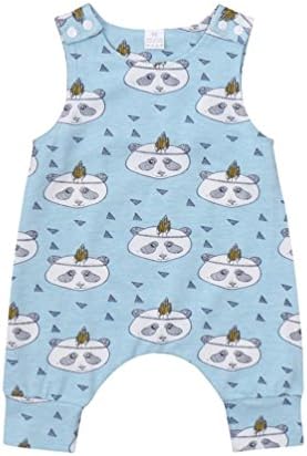 ARINLA Newborn infant baby kids child girls boys sleeveless flower romper jumpsuit