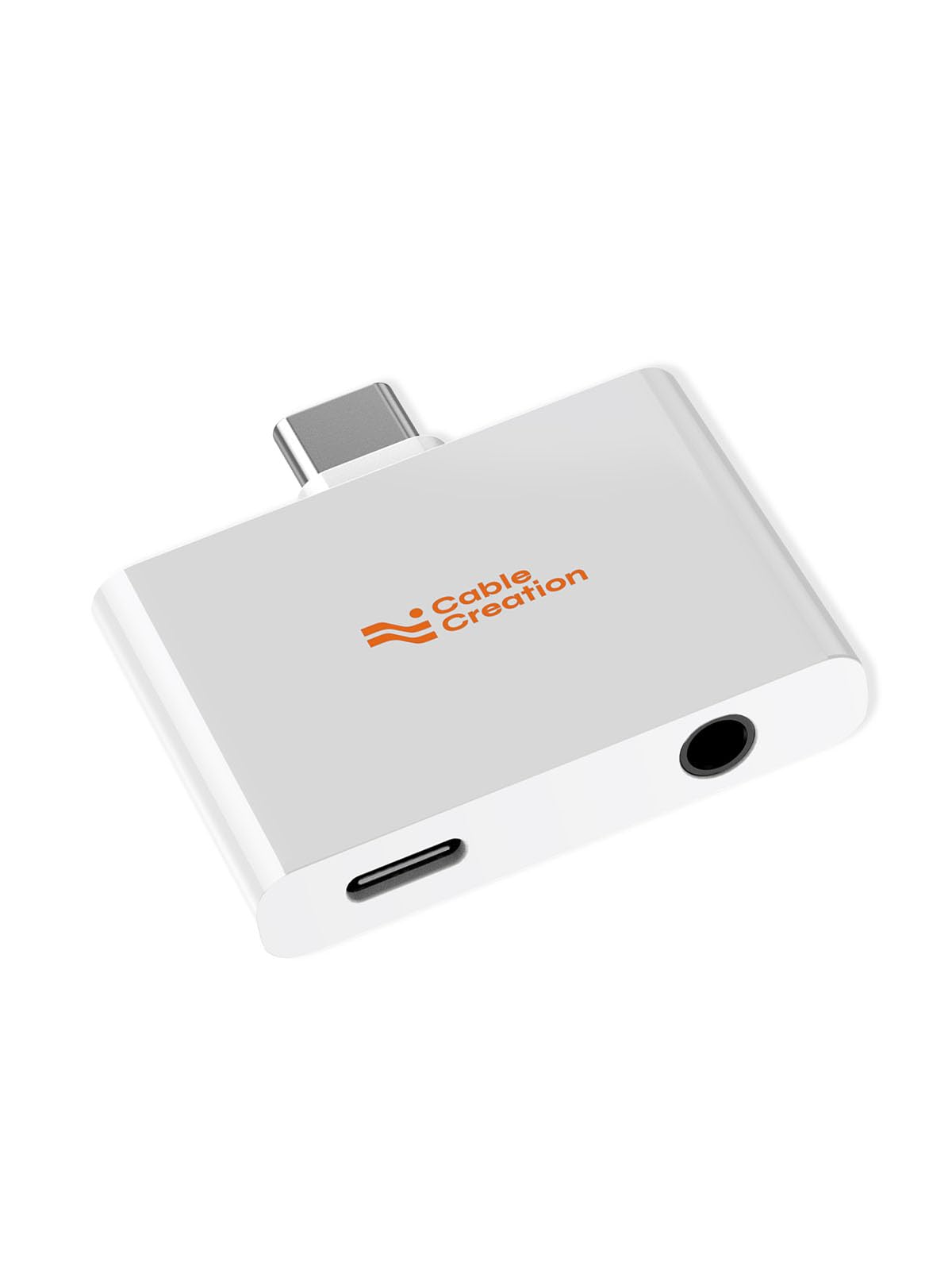 Photo 1 of CableCreation USB C to Audio and Fast Charger Adapter PD 100W, 2 in 1 Type C to 3.5 mm Headphone Jack Aux Audio + Charger Cable Splitter Adapter for iPhone 16 15 Pro Max Plus,Galaxy,iPad and More