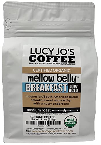 Lucy Jo's Coffee, Organic Mellow Belly Breakfast