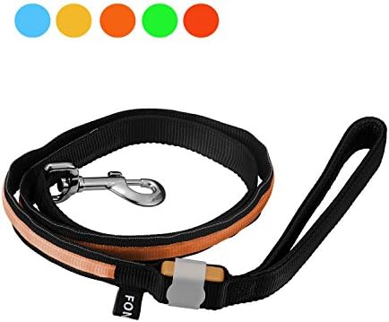 FONPOO FP5202 Safety LED Dog Leash Waterproof Glowing Pet Cat Dog Leash for Night Safety 5 Color Flashing Light Pet Safety Leash