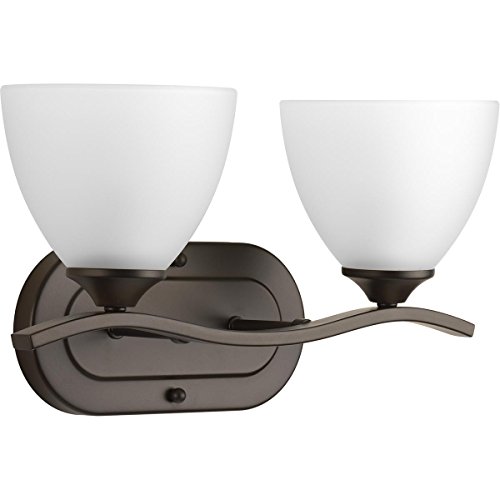 Progress Lighting P300096-020 Laird Two-Light Bath, Antique Bronze Progress Lighting P300096-020 Laird Two-Light Bath, Antique Bronze