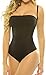 ToBeInStyle Women's High Compression Shapewear Thong Bodysuit - Black - S/M
