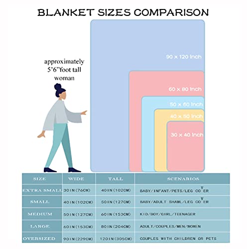 Sloth Blanket Cute Sloth Gifts for Kids Adults Sloths Lovers Super Soft Lightweight Flannel Fleece Throw Blanket for Bed Couch Sofa Living Room 40\