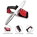 PPUNSON Knife Sharpener Straight and Serrated Knives, [Upgrade] 3-Stage with Diamond Coated Tungsten Steel Ceramics Wheel System