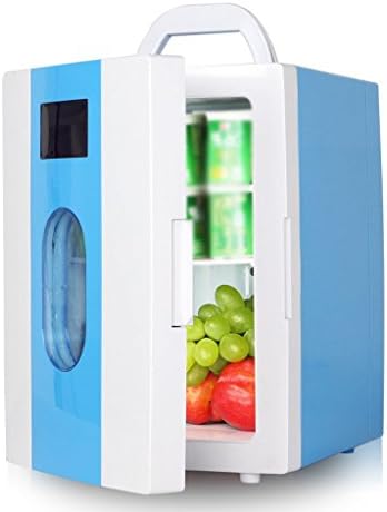 Sunhai Car Refrigerator 10L Car Home Dual Use Mini Cold And Warm Incubator Household Refrigeration Dorm Room Refrigeration Mini Fridge ( Color : Blue )