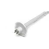 LSE Lighting TUVL-211 17W 9.75in 4-Pin Flange 254nm UVC Lamp | Non-OEM energy-efficient replacement bulb with mounting flange and no key hole; designed in USA
