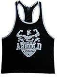 Arnold Men's Workout Tank Top Stringer Shirt Gold's Gym X-Large Black