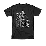 Guitar In Hand -- Elvis Presley Adult T-Shirt