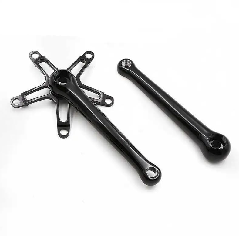 London Craftwork Lightweight Crankarm Set for BROMPTON (Black)