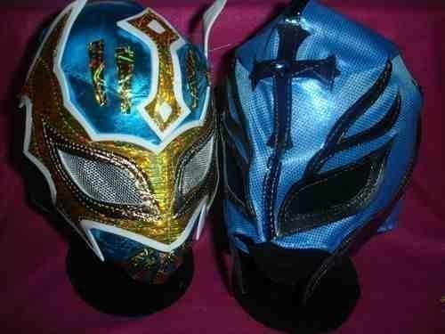 SIN CARA REY MYSTERIO WRESTLING MASK WRESTLER FANCY DRESS UP COSTUME OUTFIT MASK MEXICAN RAY CHILDREN KIDS FANCY DRESS…