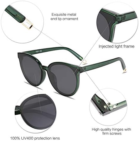 SOJOS Fashion Round Sunglasses for Women Men Oversized Vintage Shades SJ2057 3 SOJOS Fashion Round Sunglasses for Women Men Oversized Vintage Shades SJ2057
