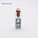 Dowonsol 20 1-Inch Small Glass Bottles Message Treasure Charm Pendant DIY Kit for Necklace Weddings Wish Jewelry Mini Glass Bottles with Corks