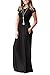 GRECERELLE Women's Long Sleeve Loose Plain Maxi Dresses Casual Long Dresses Wite Pockets