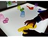 Tavolo Luminoso Montessori RGBW 64x48 Cm Con 2 Sedie - Gioco Educativo Per Bambini - Foto 4