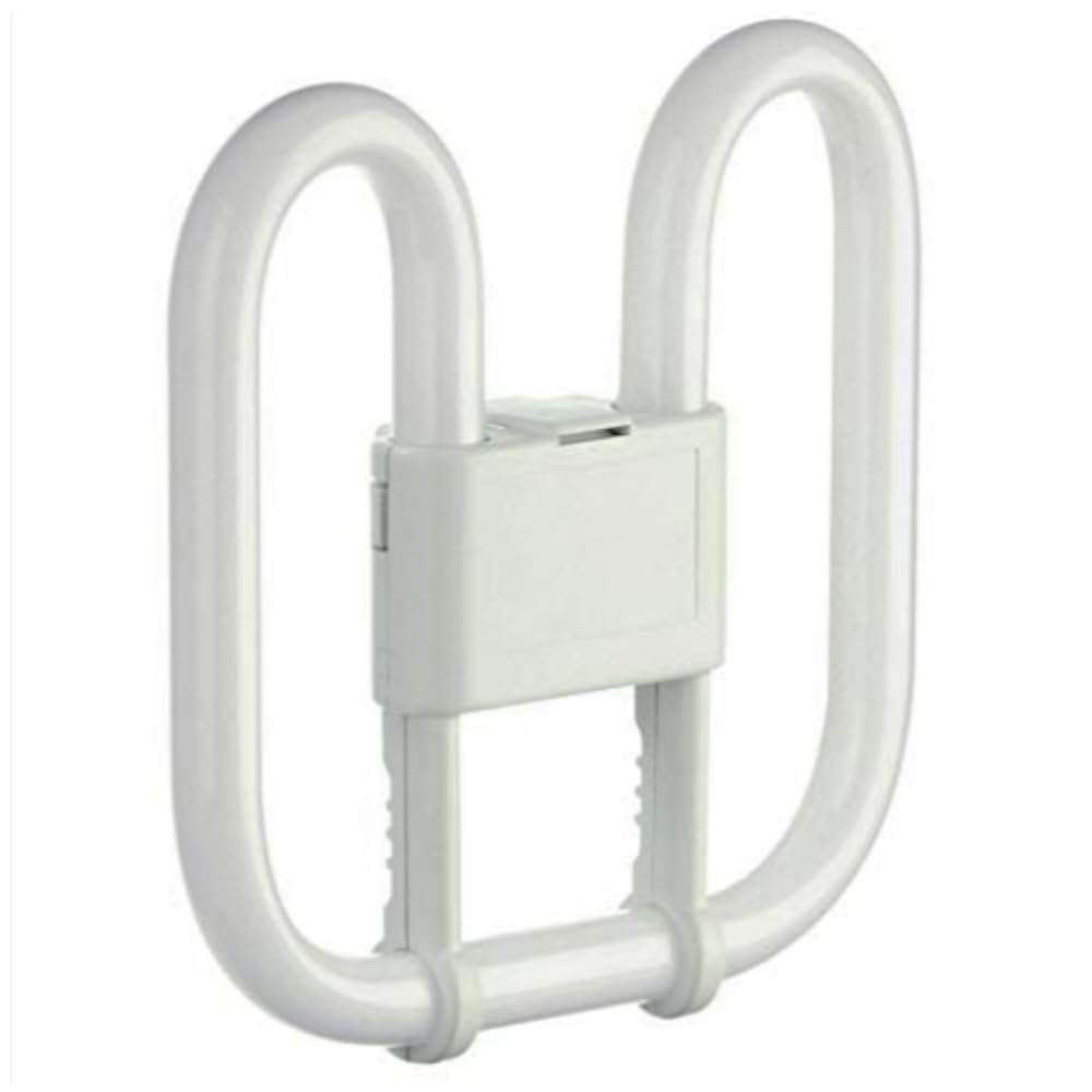 Striyco Essentials 28W 2D Square 4-Pin GR10q White 3500k Fluorescent Lamp Energy Saving Light Bulb White for Home, Offices…