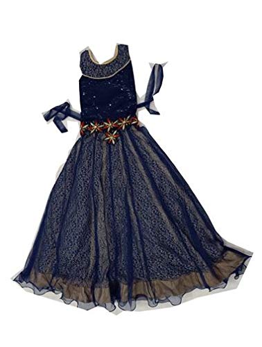 dark blue long frock