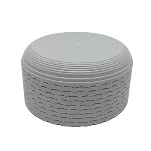 DODXIAOBEUL 4.5" Light Grey Plant Saucers 10 Pack,Saucers for Potted
