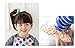 10PCS 2.3'' Outer Diameter Bunny Ears Rubber Hair Bands-Ponytail Holder Elastic Cotton Stretch Hair Ties Hair Styling Tools Headband Scrunchie Hair Accessories for Kids Children (Color Random)