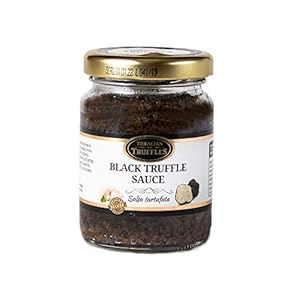 Zwarte truffel Zwarte zomertruffel Tuber aestivum Salsa Tartufata Black summer truffle Luxe Gourmet saus Pasta ideaal…