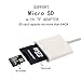 KimKey 2 IN 1 Micro USB and Lightning Connector Camera SD Card Reader for iPhone iPad and Android Phone Tablet
