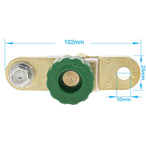 UPEOR Cut/Shut Off Marine Battery Switch, Battery Terminal Link Quick Switch, Battery Master Switch Isolator for Power Disconnect Cut Off for Boat Small Yacht RV Camper Truck Car Vehicle