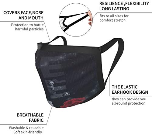 Variety of colorful face masks displayed for sale at $11.90 each.