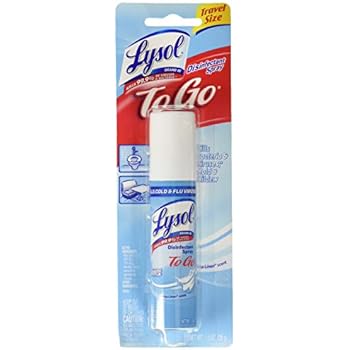 lysol spray disinfectant travel crisp linen ounce