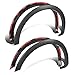 Auto Dynasty 4Pcs Factory Style Wheel Fender Flares Cover Kit Compatible with Ford F-150 Side Lincoln Mark LT 5.5Ft 6.5Ft 8Ft Bed 04-08, Front and Rear, Matte Black