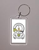 Kellog of the clan MacDonald - Clan Badge Keychain - Key Chain - Key Ring - Genealogy - Heraldry - Heraldic - Surname - Sept