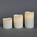 Flameless LED Decorative Candles Set, Real Ivory Wax Flickering LampLust Candle Pack, Variety Sizes, Batteries Included, Indoor Use - Set of 11