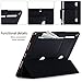 FYY Case for iPad Pro 10.5, Smart Case Trifold Stand with Auto Sleep Wake Function, Long Apple Pencil Holder, Memo Slots for iPad Pro 10.5 (2017 Released) Black