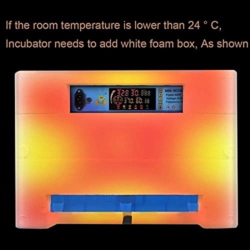 Eier Inkubator Autom Wendung Digital Brutmaschine Geflügel Brüter Mit Temperatur Steuerung Und LED-Kerze Zum Schraffur… – Bild 7