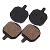 4 paar mountainbike schijfremblokken, voor Hayes Sole MX2 / 3/4/5 CX5 GX-C GX2, 0.98 x 0.78 inch