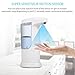 Automatic Soap Dispenser, 370ml Infrared Motion Sensor Liquid Dispenser with 3 Adjustable Dispensing Volume, IP65 Waterproof, Anti-leakage, Touchless Soap Dispenser for Kids, Kitchen, Bathroom