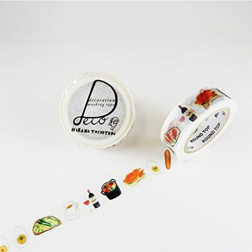 Round Top Japanese Washi Masking Tape, Bistro [ HT-MK-020 ]