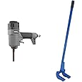 NuMax SPNNR Pneumatic Punch Nailer & Nail Remover & Vestil SKB-DLX Deluxe Steel Pallet Buster with Handle, 41",blue